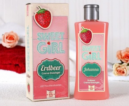 Duschgel für Mädchen mit Erdbeer-Duft