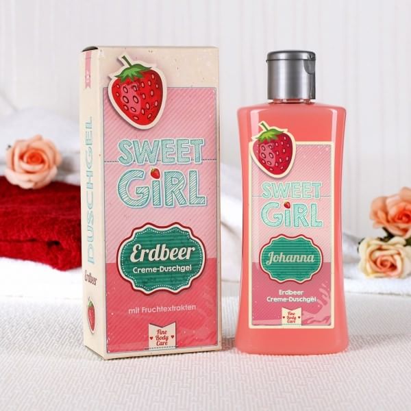 Duschgel für Mädchen mit Erdbeer-Duft